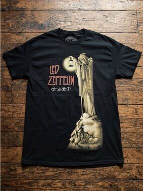 Led Zeppelin Tour Shirt Men’s Size Medium Black